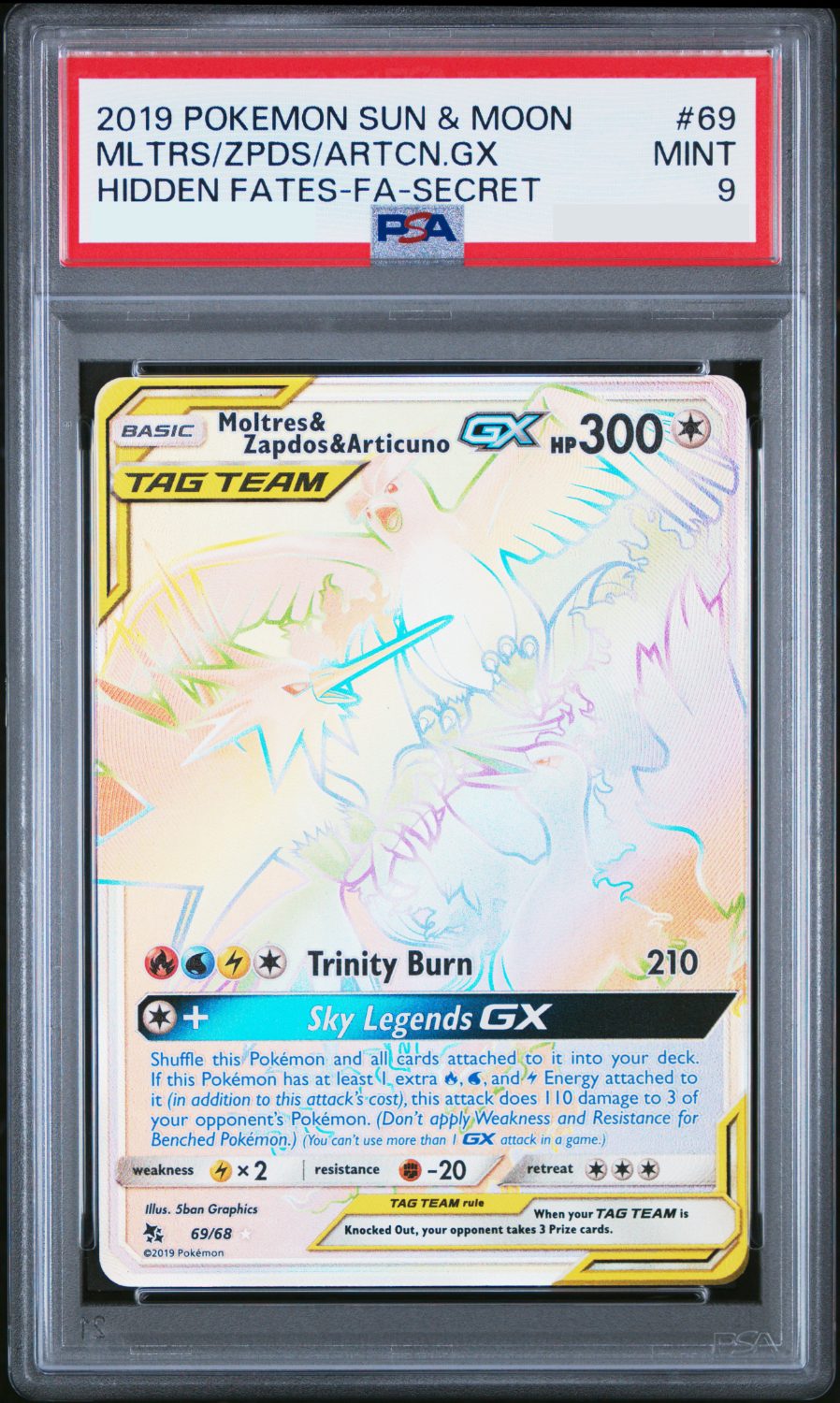 MOLTRES & ZAPDOS & ARTICUNO GX