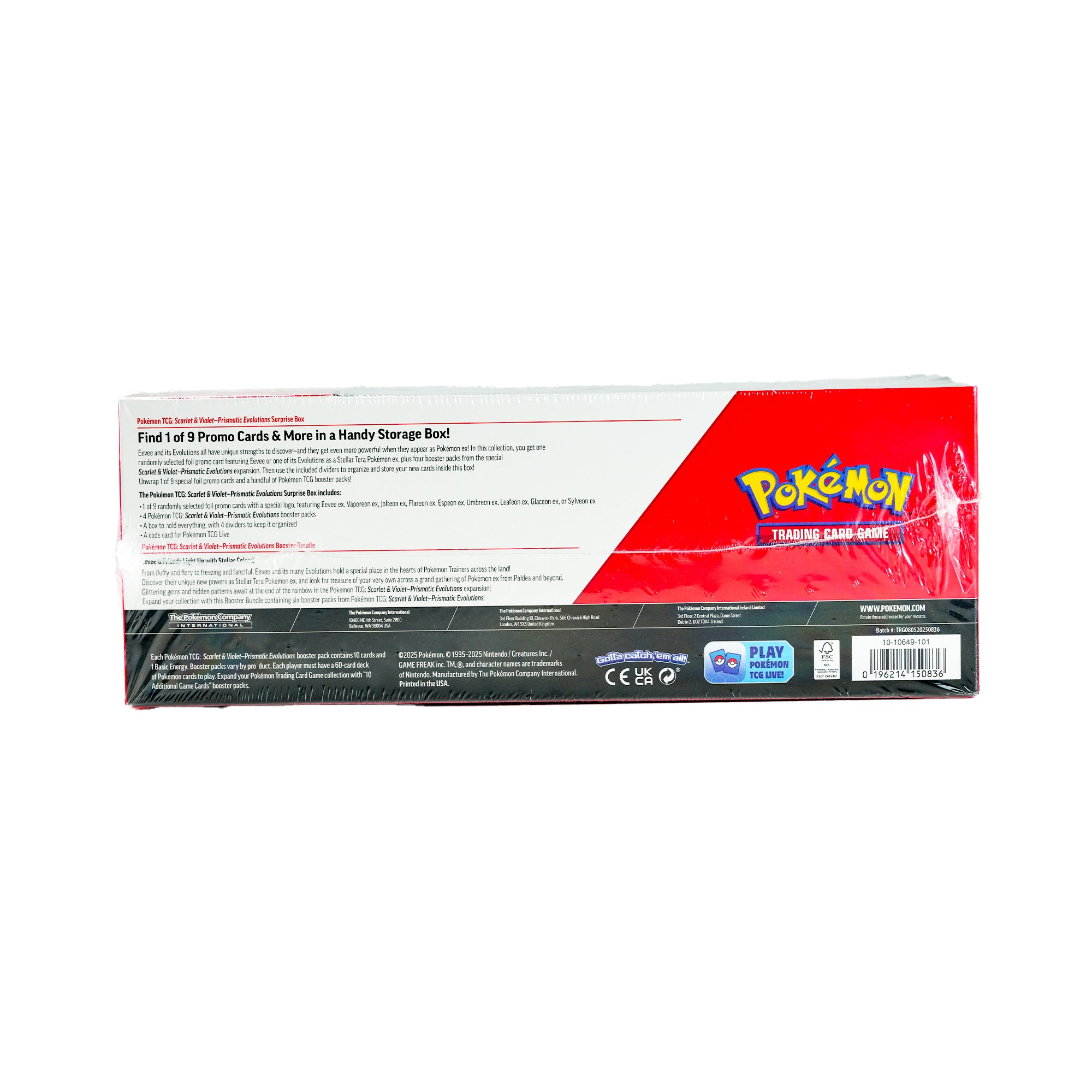 PRISMATIC EVOLUTIONS BOOSTER BUNDLE + SURPRISE BOX BUNDLE (SAM'S CLUB)
